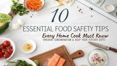 10 Essential Food Safety Tips Every Home Cook Must Know (Prevent Contamination & Keep Your Kitchen Safe)