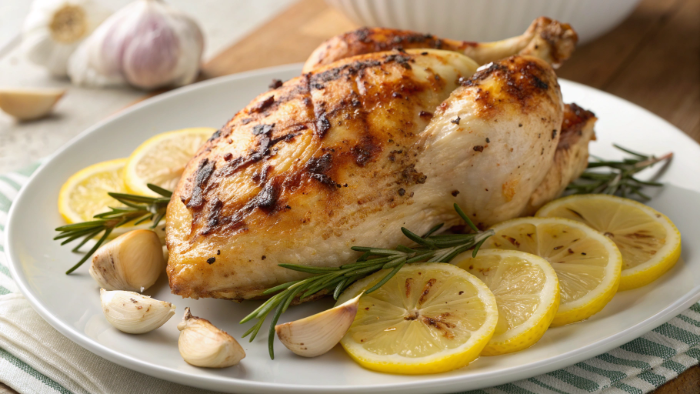 Grilled Lemon Garlic Chicken