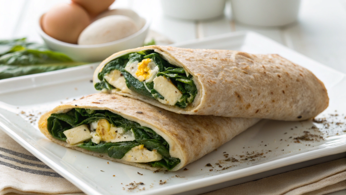 High protein egg wrap for weight loss