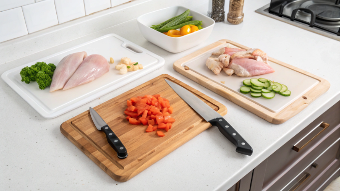 Avoid cross-contamination when preparing food