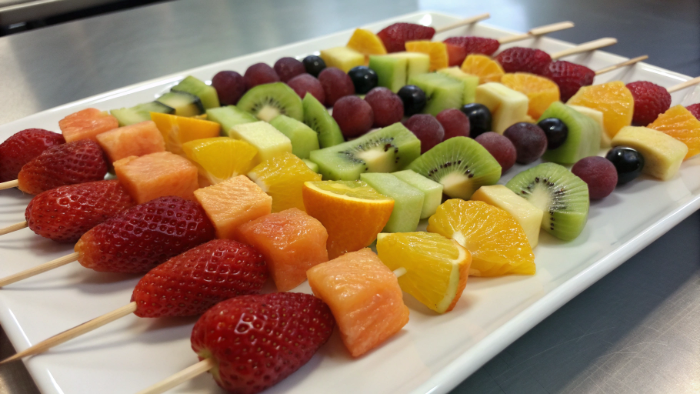 Rainbow Fruit Kabobs