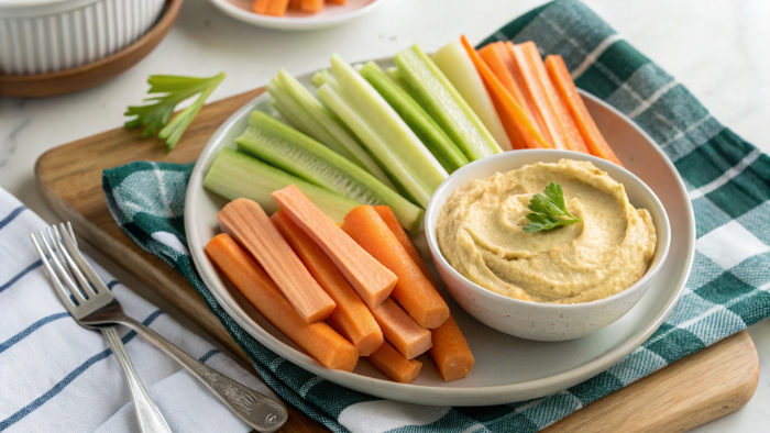 Veggie Sticks with Hummus