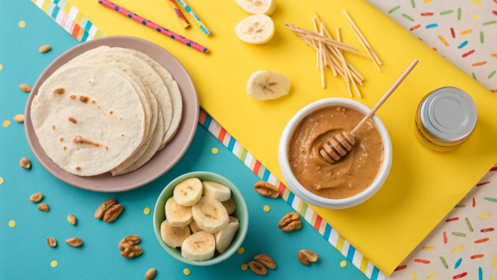 Step 1 Spread peanut butter